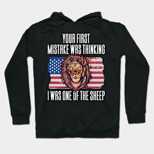 Conservative Lion Sheep Hoodie